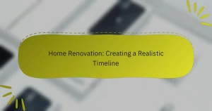 Kodu Renoveerimine: Realistliku Ajakava Loomine